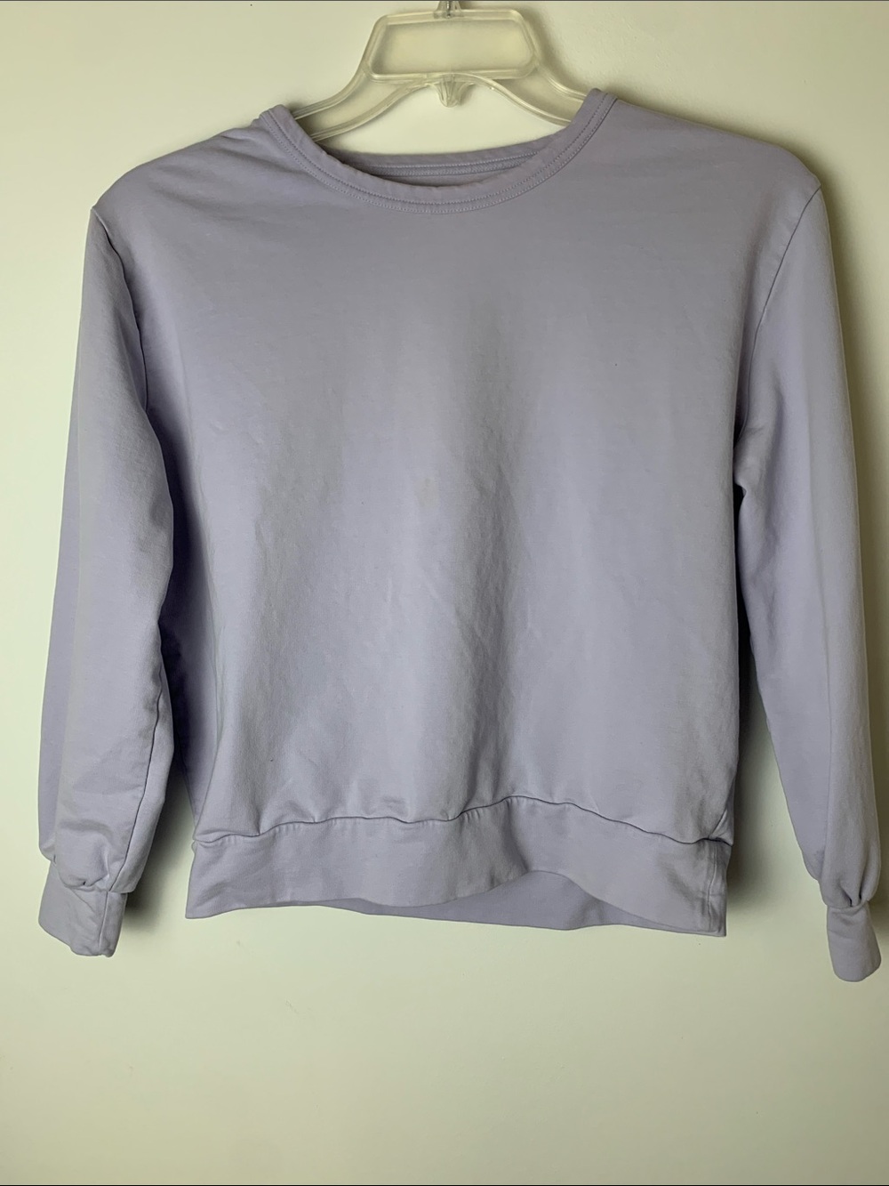 Pact Women’s M The Rec Peak-A-Boo Crew Sweater Organic Cotton Crewneck Pullover